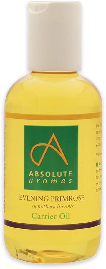 Absolute Aromas Evening Primrose (Oenothera Biennis) Oil 150Ml - Pure, Natural, Cold-Pressed, Gmo-Free Vegan And Cruelty Free – Moisturising Carrier Oil For Body And Facial Massage