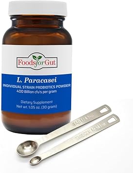 Lactobacillus Paracasei Probiotic Powder 400 Billion Cfu'S | Made In Usa | No Additives | Digestive & Immune Support | High Potency | L. Paracasei | 60 Grams (2.11 Oz)