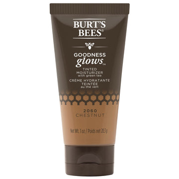 Burts Bees Goodness Glows Tinted Moisturizer, Rich In Antioxidants, Chestnut 1.0 Ounce