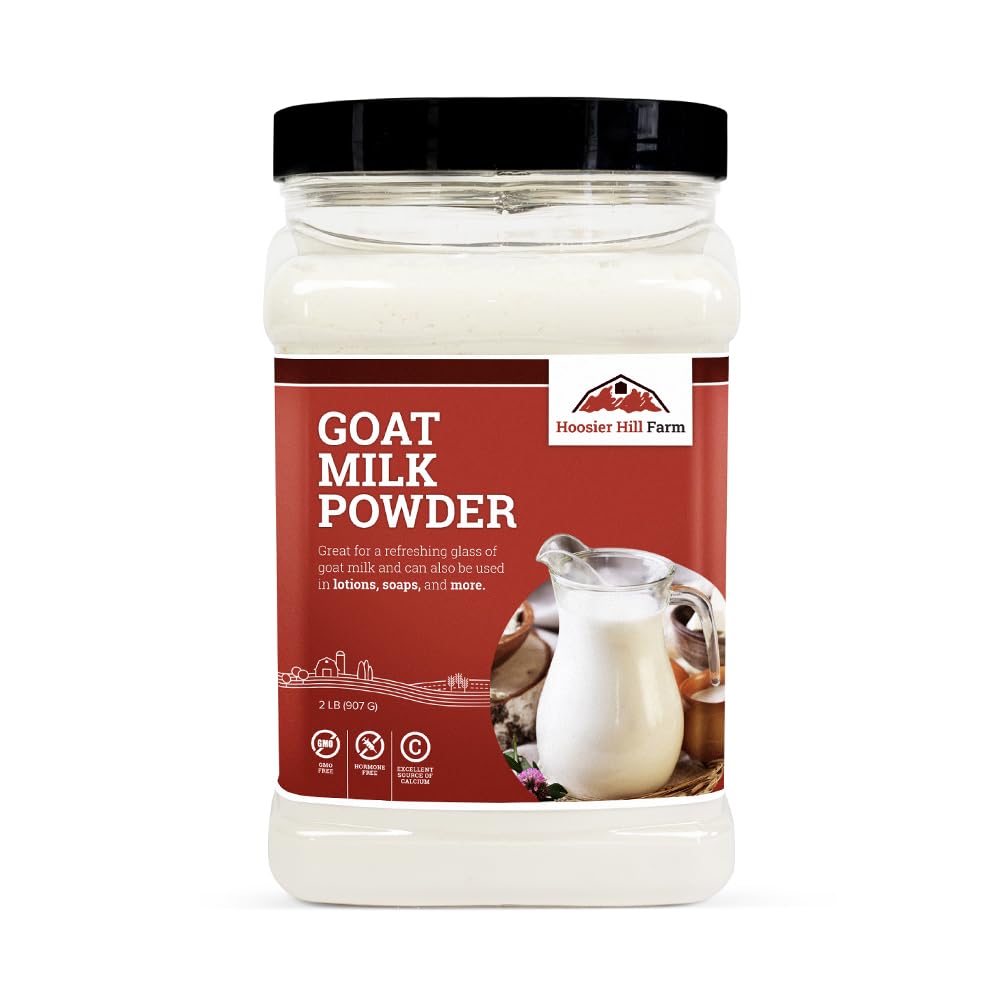 Hoosier Hill Farm Goat Milk Powder, 2LB (Pack of 1)