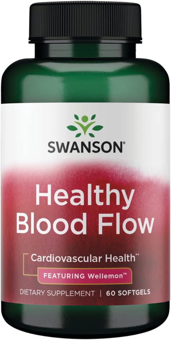 Swanson Healthy Blood Flow - Featuring Wellemon 60 Sgels