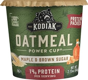 Kodiak Instant Protein Maple & Brown Sugar Oatmeal In A Cup, 2.12 Ounce