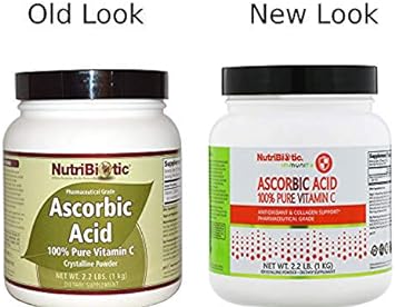 Nutribiotic - Ascorbic Acid Crystalline Powder 100% Pure Vitamin C 2000 mg. - 2.2 lbs. : Health & Household