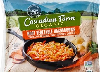 Cascadian Farm Organic Root Vegetable Hash Browns, Non-GMO, Frozen Vegetables, 12 oz