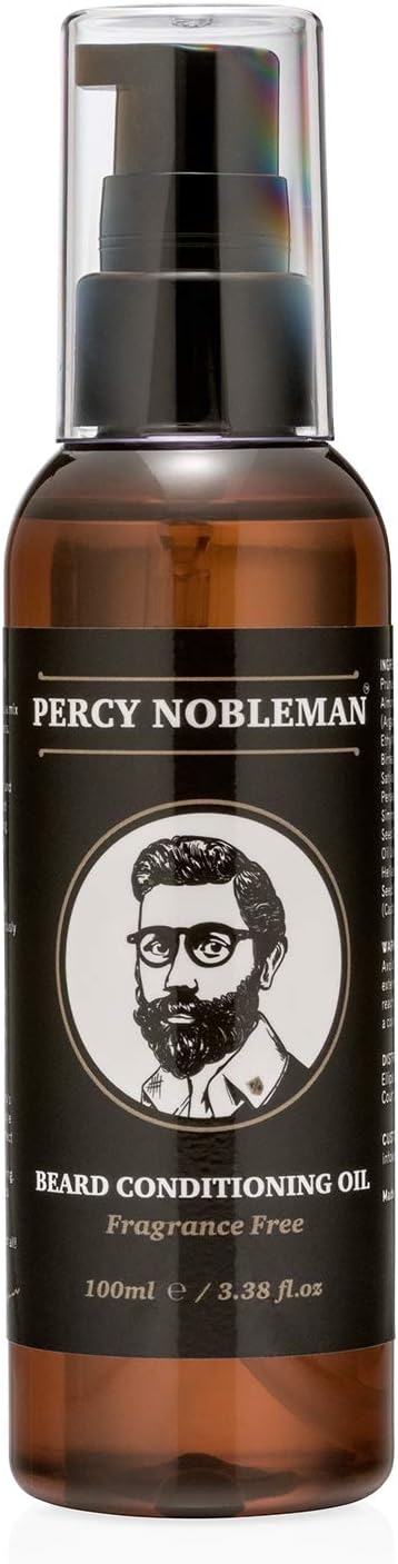 Beard Oil - Beard Conditioning Oil By Percy Nobleman - A Beard Softener And Deep Conditioner For Men (100Ml)