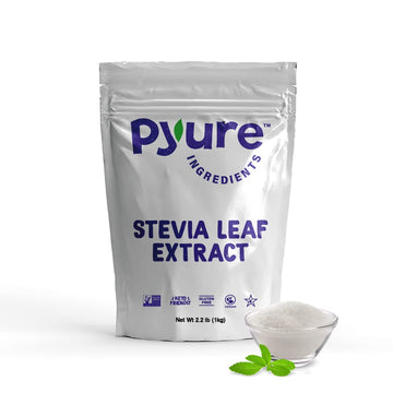 Pyure Stevia Sweetener Extract Powder, Reb A 98%, Non-Gmo, Bulk Ingredient, 1 Kg (Non-Gmo)