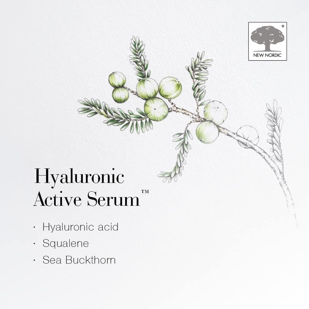 New Nordic Hyaluronic Active Serum with Hyaluronic Acid to Help Hydrate & Firm Skin - Reduces the Visibility of Wrinkles - Odour Free - 30ml : Amazon.co.uk: Beauty