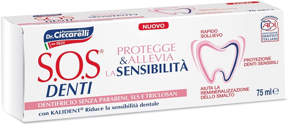 S.O.S Denti - Toothpaste For Sensitive Teeth 75 Ml