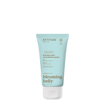 Attitude Pregnancy Tired Legs Cream, Ewg Verified, Dermatologically Tested, Plant And Mineral-Based, Vegan Maternity Products, Soothing And Refreshing Mint, 5 Fl Oz