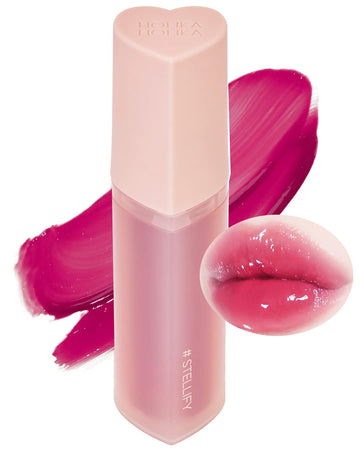 Holika Holika Heart Crush Bare Glaze Tint - K-Beauty Girlish & Juicy Color Lip Tint With Moisture Essence, Long-Lasting Moisture & High Shine, 0.1 Fl.Oz. (08 Stellify)