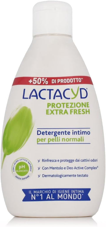 Lactacyd Protezione Extra Fresh Detergente Intimo, 300Ml