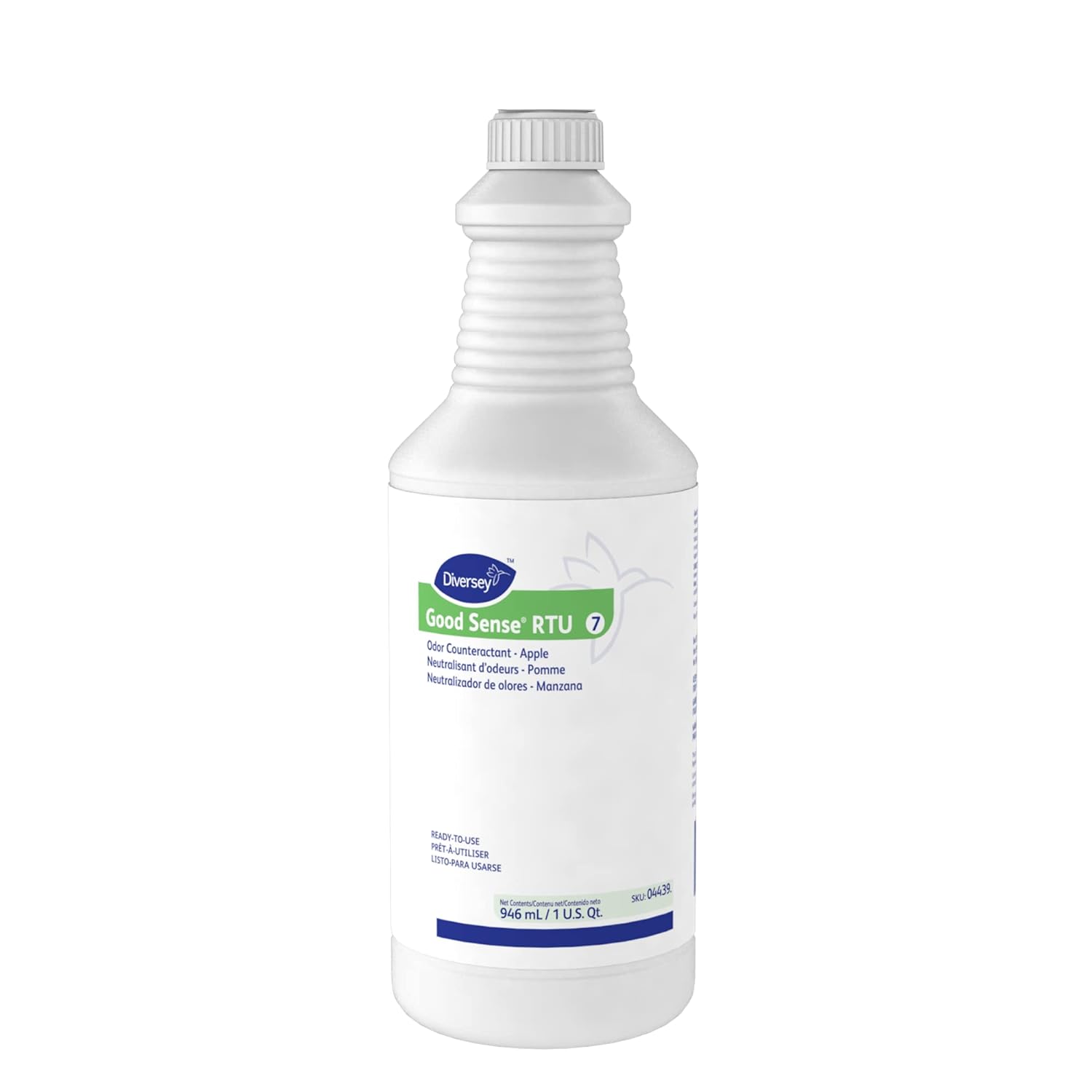 Diversey Good Sense Rtu Liquid Odor Counteractant, Apple Scent, 32 Oz Spray Bottle