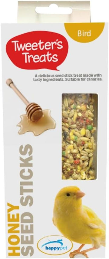 Tweeters Treats Seed Sticks For Canaries Honey (Pack of 6) :Pet Supplies