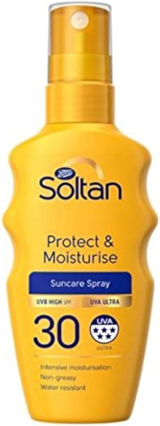Soltan Protect & Moisturise Mini Spray Spf30 75Ml