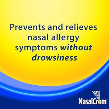 Nasalcrom Nasal Spray Allergy Symptom Controller | 200 Sprays | .88 Fl Oz (4 Pack)