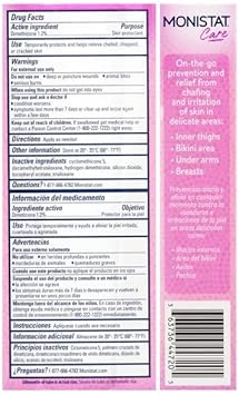 Monistat Chafing Relief Powder Gel 1.5 Oz