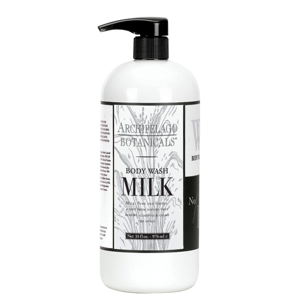 Archipelago Botanicals Charcoal Rose Body Wash, Moisturizing And Daily Body Wash For Luxuriously Smooth Skin, Free From Parabens, Phthalates And Gmos (33 Oz)
