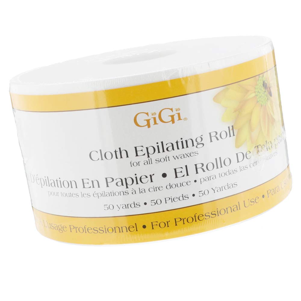 Gigi Cloth Epilating Roll For Hair Waxing | Non Woven Design For Use With Soft Waxes | Hair Removal, 50 Yds