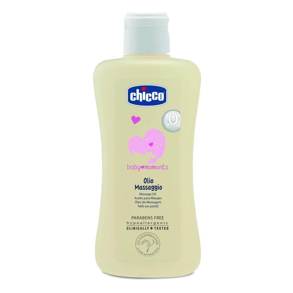 Chicco Baby Moments Massage Oil 200 ml 0M+ : Baby