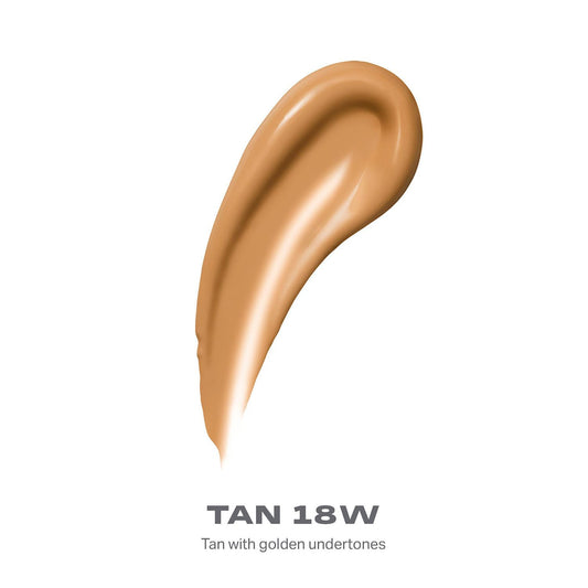 Morphe Lightform Dewy Foundation - Extended Hydration Foundation Makeup With A Lasting, Natural Radiant Finish - Long-Wearing Formula With Buildable, Medium Coverage - Tan 18W (1.01 Fl Oz)