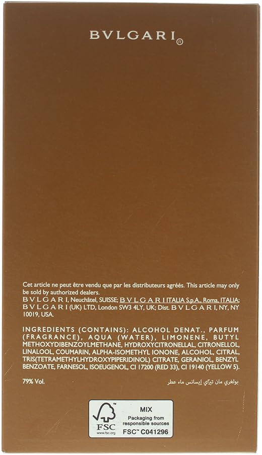 Bulgari Man Terrae Essence Edp Spray 100Ml