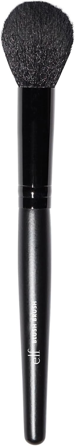 E.L.F. Cosmetics Blush Synthetic Hair Brush, Black