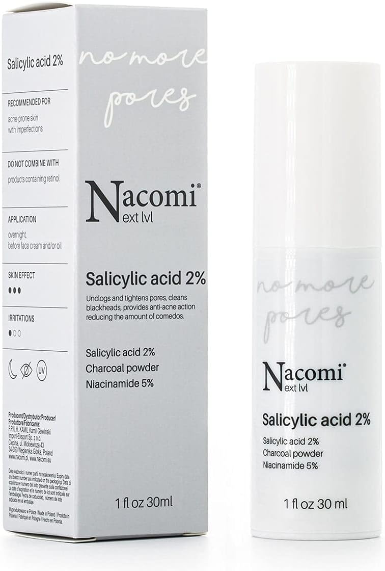 Nacomi Salicylic Acid Serum 2% 30 Ml De-Accumulates And Narrows Pores, Removes Dead Cells From The Skin Surface