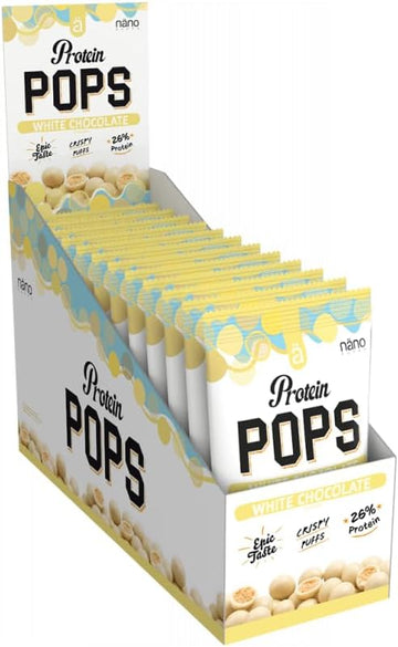 Nanosupps Protein Pops (12X38G) White Chocolate - Functional Food - Protein Snacks