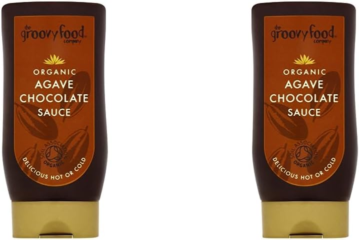 Groovy Food Company Organic Agave Chocolate Sauce, 250Ml (Pack Of 2)