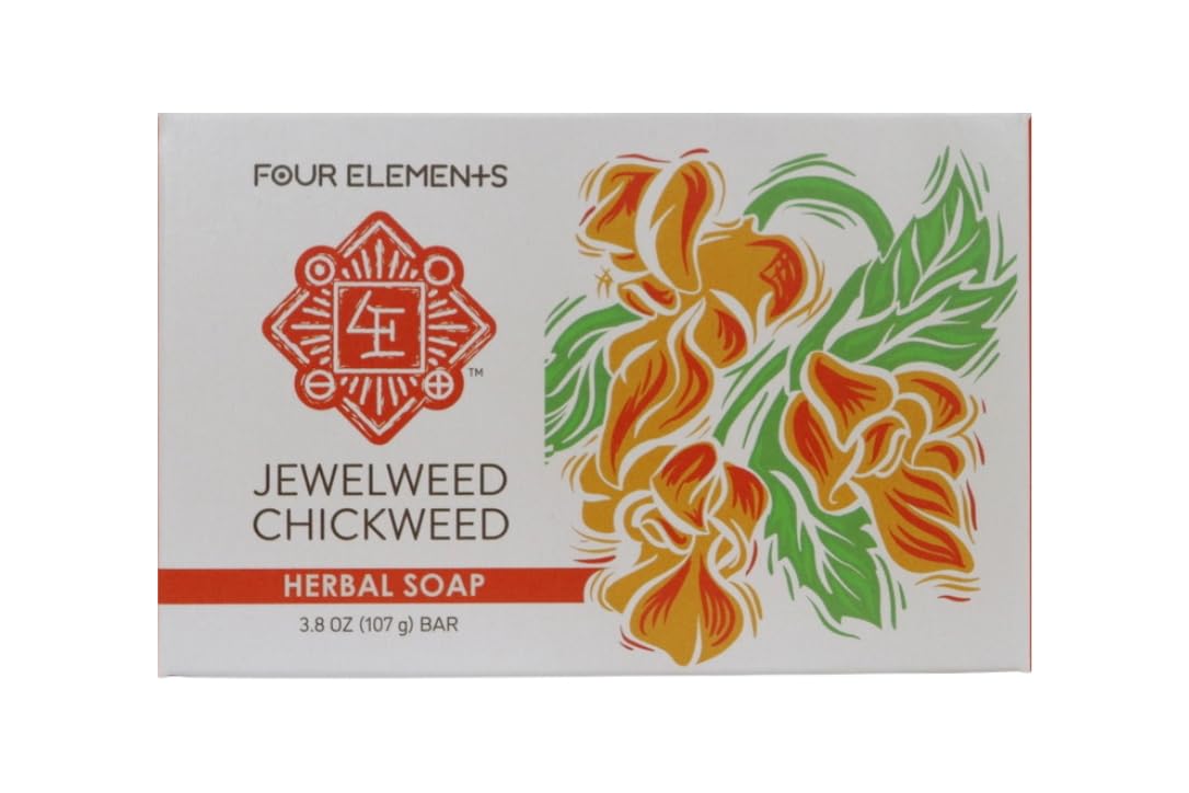 Jewelweed Chickweed Handmade Organic Herbal Soap, 3.8Oz