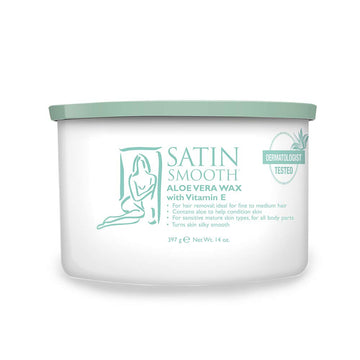 Satin Smooth Aloe Vera Hair Removal Wax 14Oz