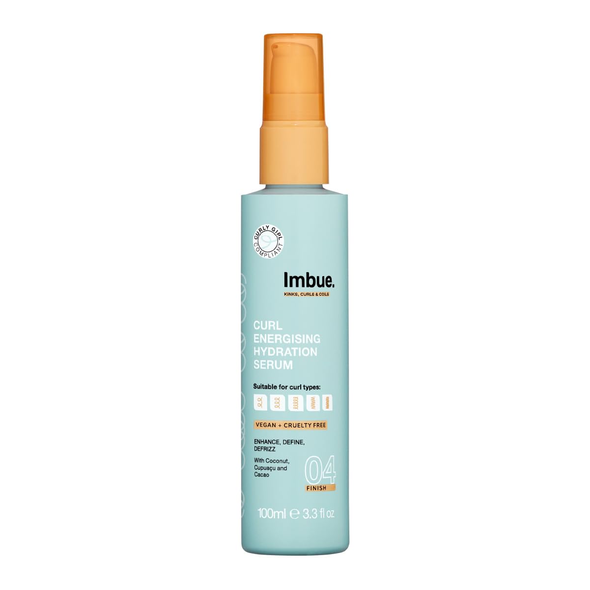 Imbue Curl Energising Hydration Serum For Curly Hair - Enhances And Conditions Curls, Defrizz Coils, Vegan, Curly Girl Compliant, 3.3 Fl Oz