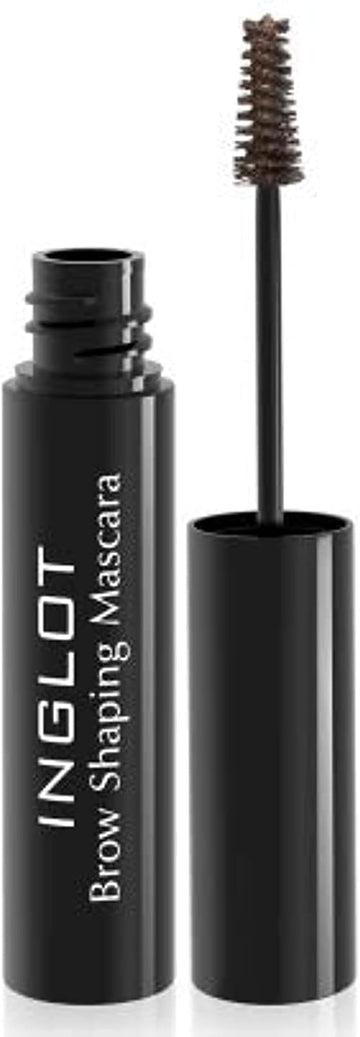 Inglot Brow Shaping Mascara - Lightweight And Waterproof Eyebrow Mascara For A Long-Lasting Effect And A Perfect Finish | Easy Application Thanks To The Mini Brush | 4 Ml | 02