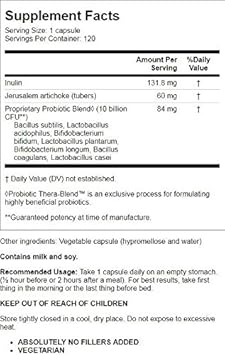 Probiotic 120 Capsules : Health & Household
