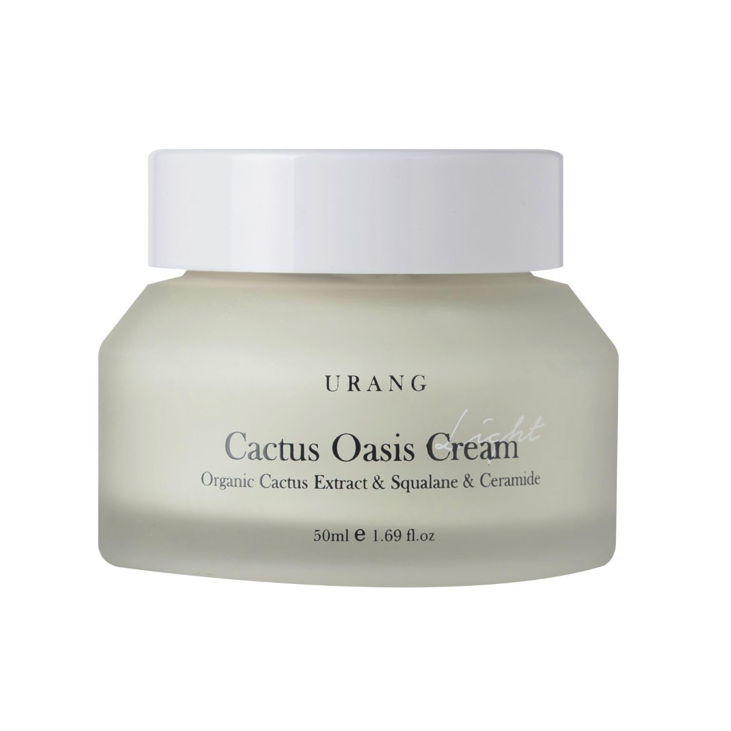 Cactus Oasis Cream | Organic Certified | Vegan | Natural Skin Barrier Lightweight Hydrating Moisturizer | Tamanu Oil & Ceramide Moisturizer | Natural Skin Care For Women, Men | 1.69 Oz