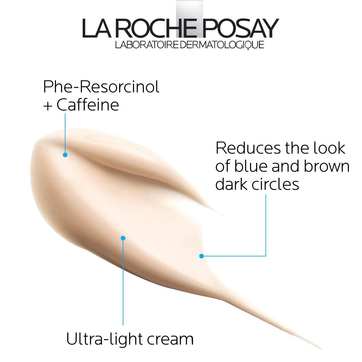 La Roche-Posay Pigmentclar Dark Circles Eye Cream with Caffeine, Brightens Under Eye Area and Targets Dark Circles : Beauty & Personal Care