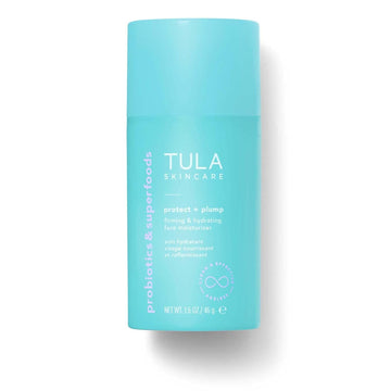 Tula Skin Care Protect + Plump Firming & Hydrating Face Moisturizer - Skincare-First, Daily Ageless Moisturizer, Minimizes The Look Of Wrinkles & Fine Lines, 1.6 Oz