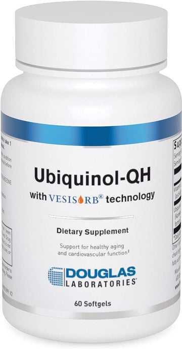 Douglas Laboratories Ubiquinol-Qh | Coenzyme Q10 To Support Healthy Aging And Cardiovascular Function | 60 Softgels