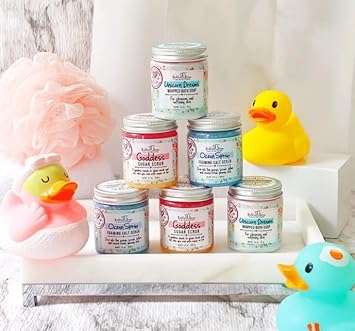 Bella & Bear Goddess Sugar Scrub - 3-In-1 Exfoliator, Body Scrub & Body Wash | Vegan, Cruelty-Free Bliss For Silky Smooth, Radiant Skin : Beauty & Personal Care