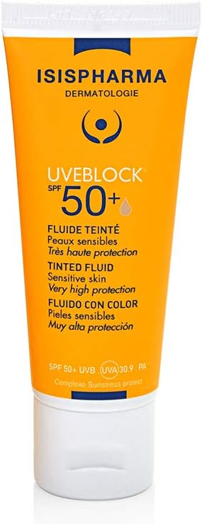 Isis Pharma Uveblock 50+ Light Tinted Fluid, 40 Ml