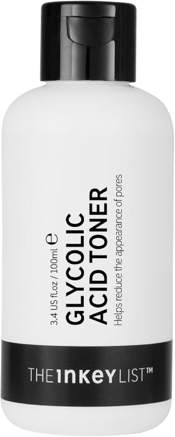 The Inkey List 10% Glycolic Acid Toner 100Ml, Includes Witch Hazel, Pore Minimising Toner, Brightens Skin, Vegan Friendly, Suitable For Normal/Oily Skin
