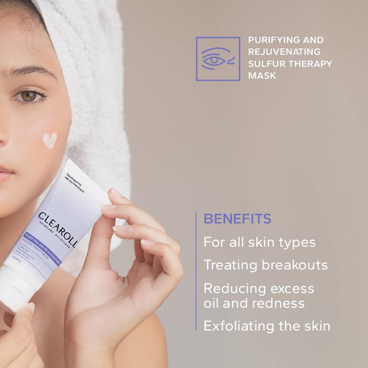 Purifying And Rejuvenating Sulfur Therapy Mask