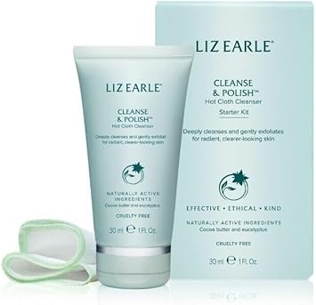 Liz Earle Cleanse And Polish Hot Cloth Cleanser Starter Kit 30Ml Face Cleanser Kit
