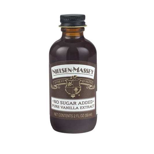 Nielsen-Massey No Sugar Added Pure Vanilla Extract For Baking And Cooking, 2 Ounce Bottle