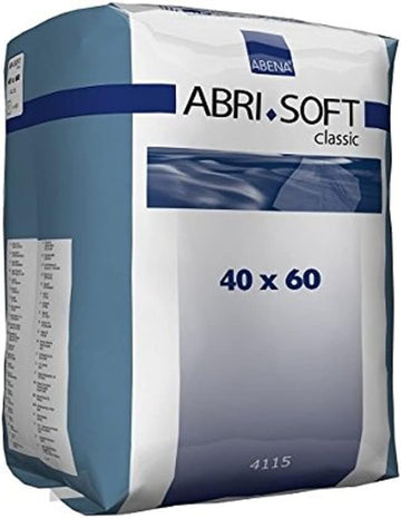 ABENA Abri-Soft Classic Disposable Incontinence Bed Pads, Eco-Labelled Incontinence Underpads, Leak Protection, Soft & Secure Bed Protectors For Incontinence - 40x60cm, 900ml Absorbency, 60PK : Amazon.co.uk: Health & Personal Care