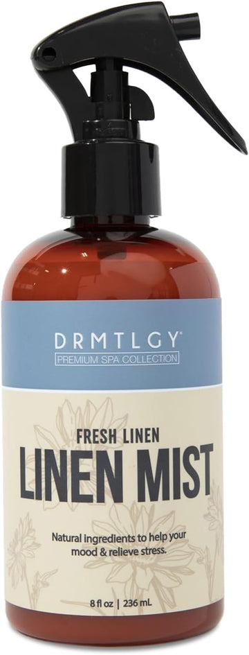 Drmtlgy Natural Fresh Linen Mist And Room Spray - Pure Essential Oils For A Pillow Spray, Linen Mist, And Fabric Spray - Aromatherapy Spray For Relaxation And Sleep