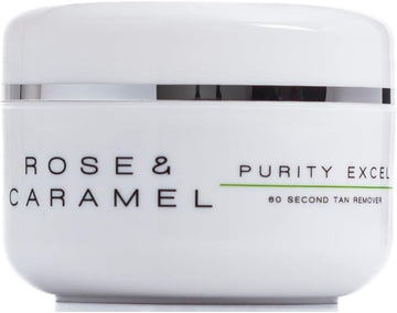 Rose & Caramel Purity Excel Sensitive 60 Second Fake Tan Remover. Kind To Skin, Fragrance Free, Express Exfoliating Self Tan Eraser, (440G)