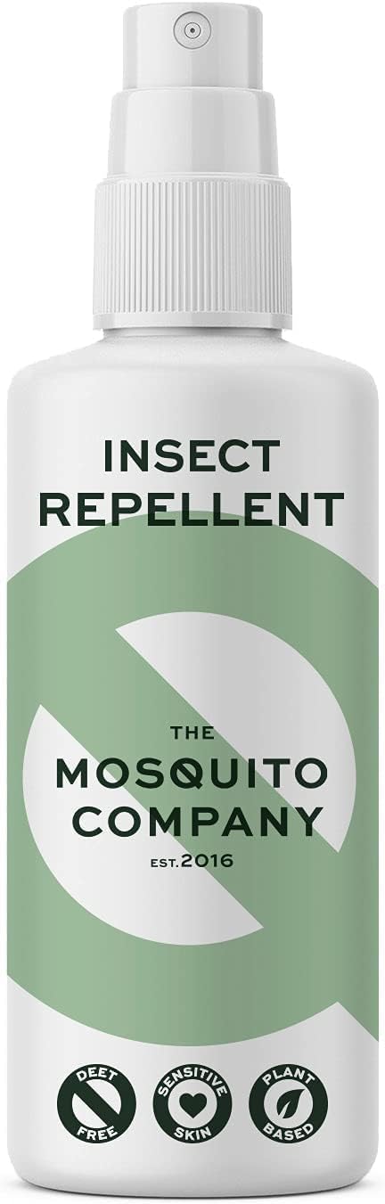 The Mosquito Company, 100Ml Travel-Sized Natural Deet Free Formula, Child Friendly, Protects For Up To 8 Hours - Mosquitoes, Midges And Other Biting Insects - Protection For Any Destination