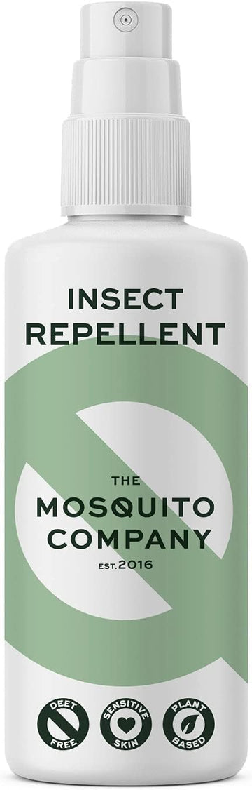 The Mosquito Company, 100Ml Travel-Sized Natural Deet Free Formula, Child Friendly, Protects For Up To 8 Hours - Mosquitoes, Midges And Other Biting Insects - Protection For Any Destination