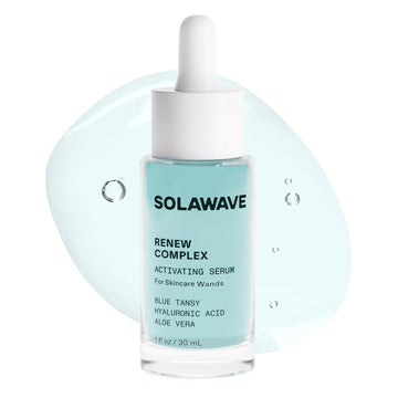 Solawave Renew Complex Serum For Face & Neck | Boost The Effects Of Facial Wand | Red Light Therapy For Face & Microcurrent Facial Device For Anti-Aging & Skin Tightening
